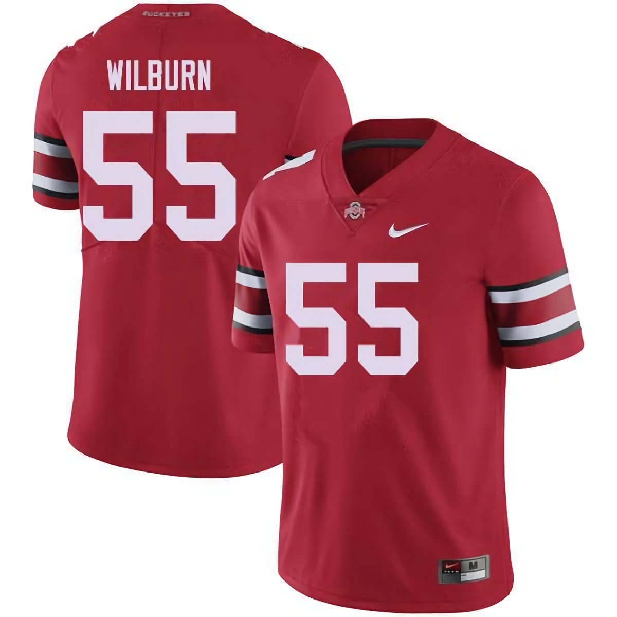 Trayvon Wilburn Ohio State Buckeyes Men's NCAA #55 Nike Red College Stitched Football Jersey VMG8856ED